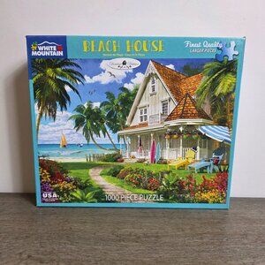 Beach House - 1000 Piece Jigsaw Puzzle by White Mountain